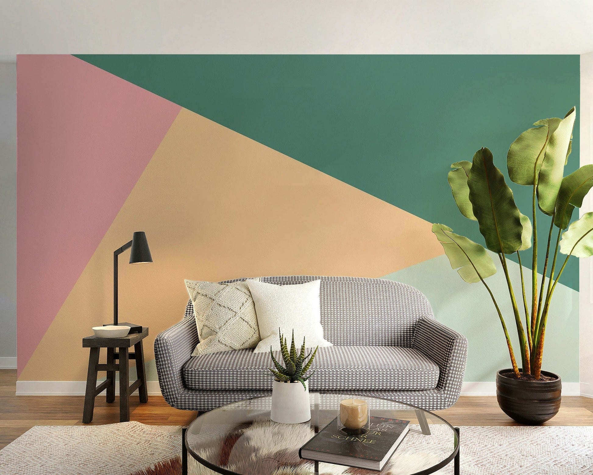 Colorful Geometric Triangle Shaped Wallpaper - Giffywalls abstract-20