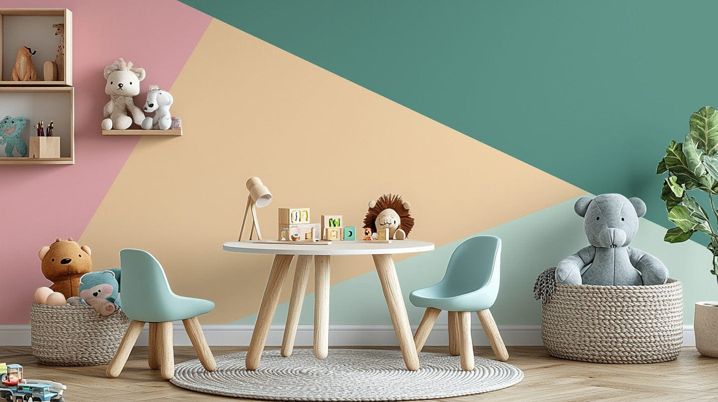 Colorful Geometric Triangle Shaped Wallpaper - Giffywalls abstract-20