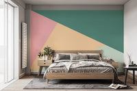 Colorful Geometric Triangle Shaped Wallpaper - Giffywalls abstract-20