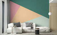 Colorful Geometric Triangle Shaped Wallpaper - Giffywalls abstract-20