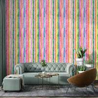 Bright watercolor wall pattern

