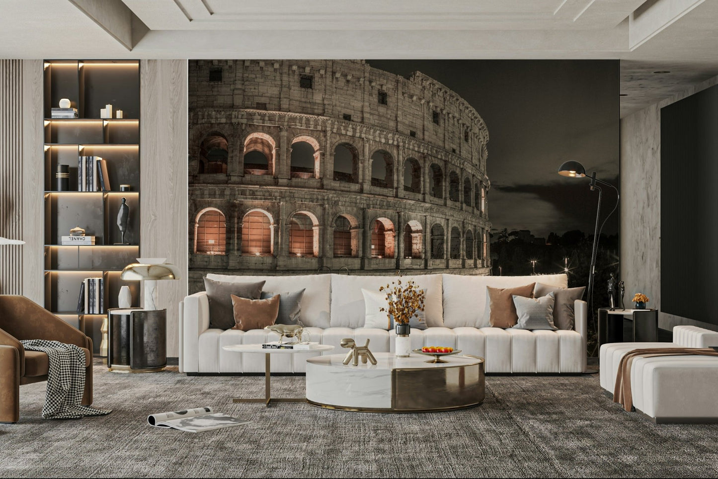 The massive stone structure is the main focus.

