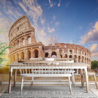 Historic Rome Colosseum wall mural wallpaper for decor