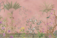 Colourful Flower Garden Wallpaper Mural - Giffywalls