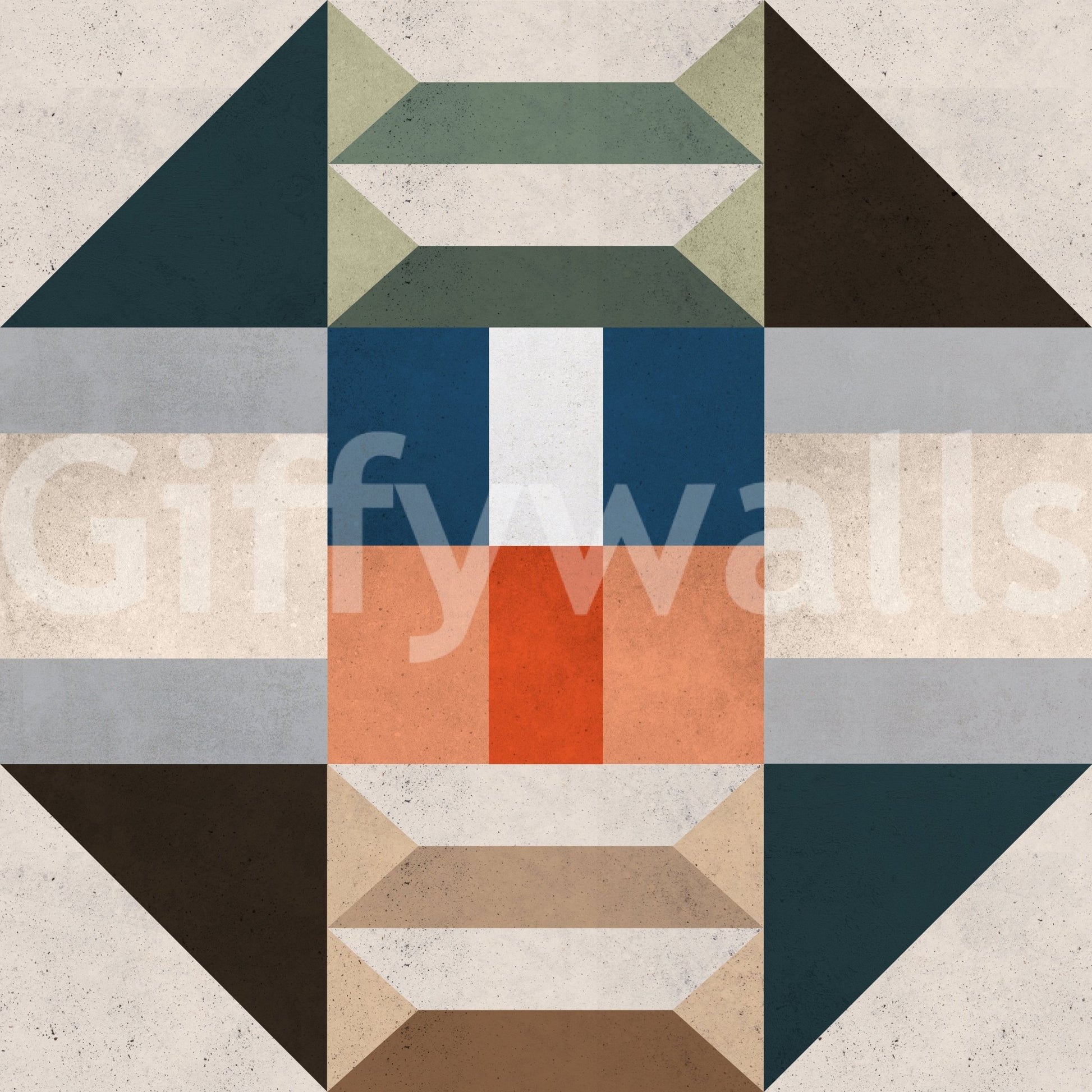 Industrial style graphic pattern

