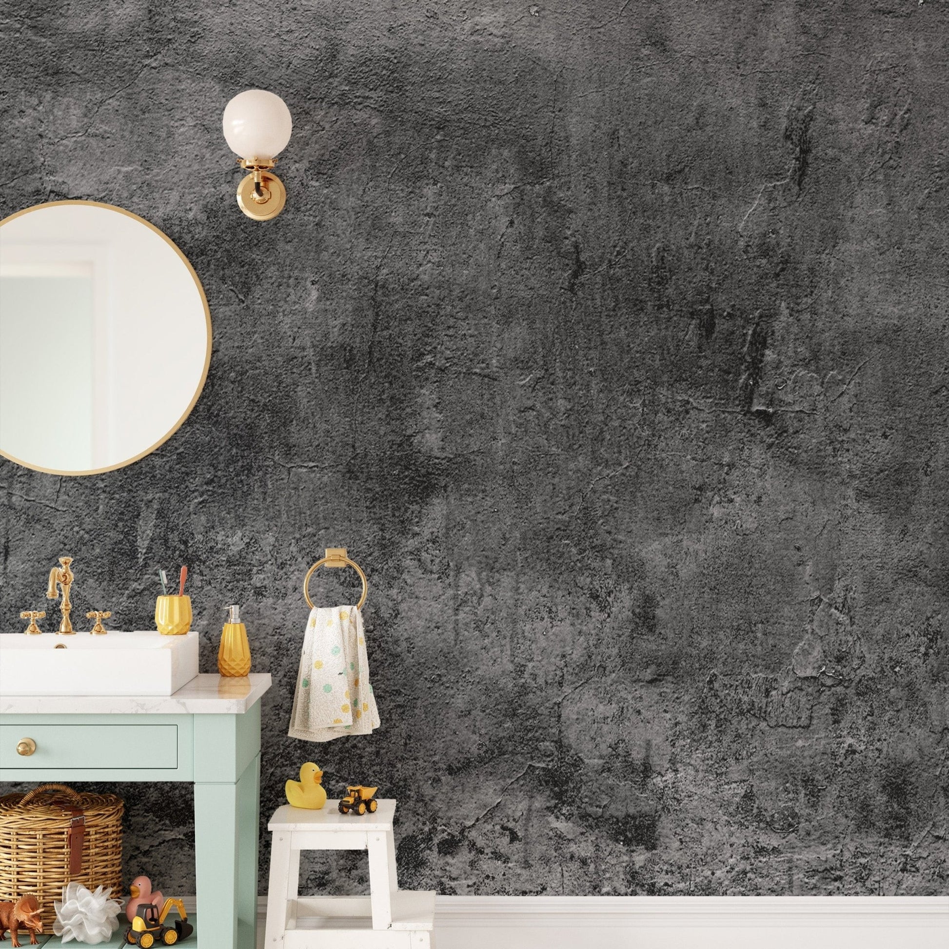 Concrete Texture Wallpaper Mural - Giffywalls concrete-03