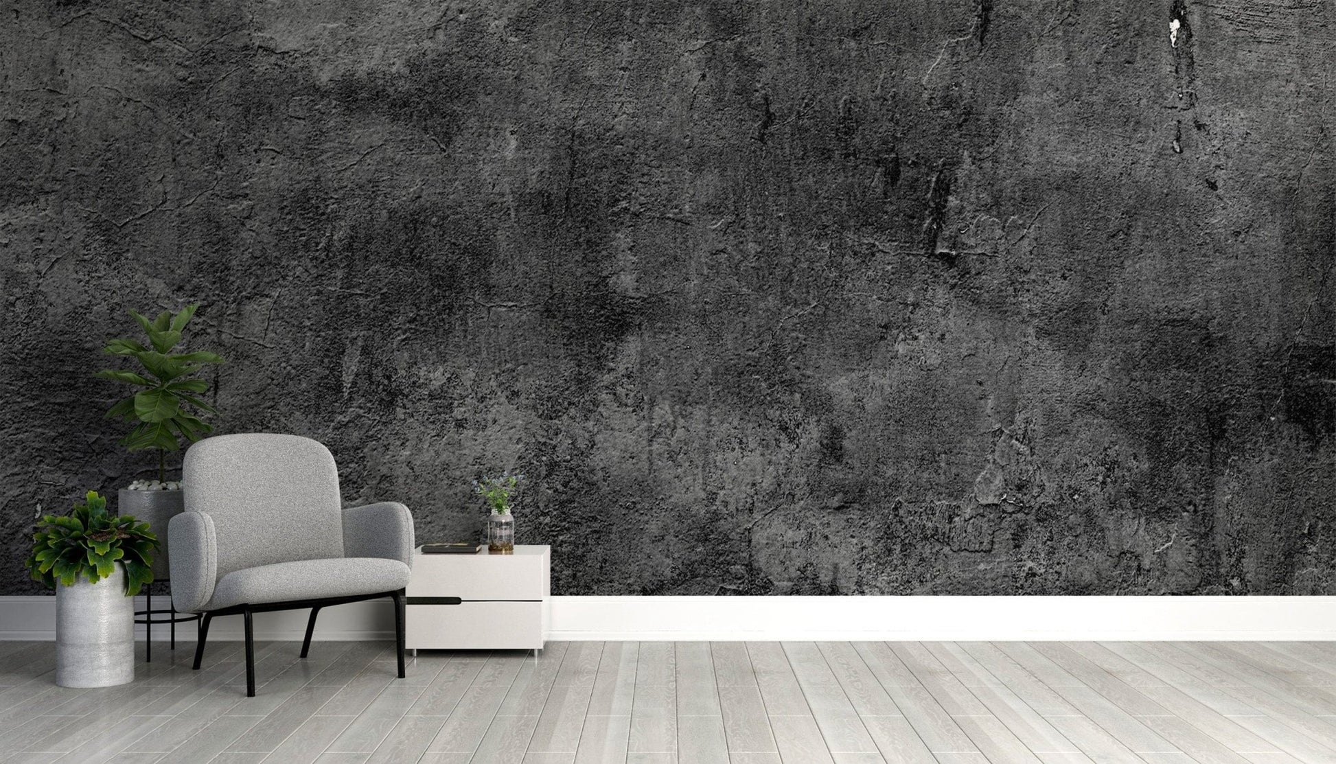Subtle concrete texture wallpaper for contemporary spaces. concrete-03