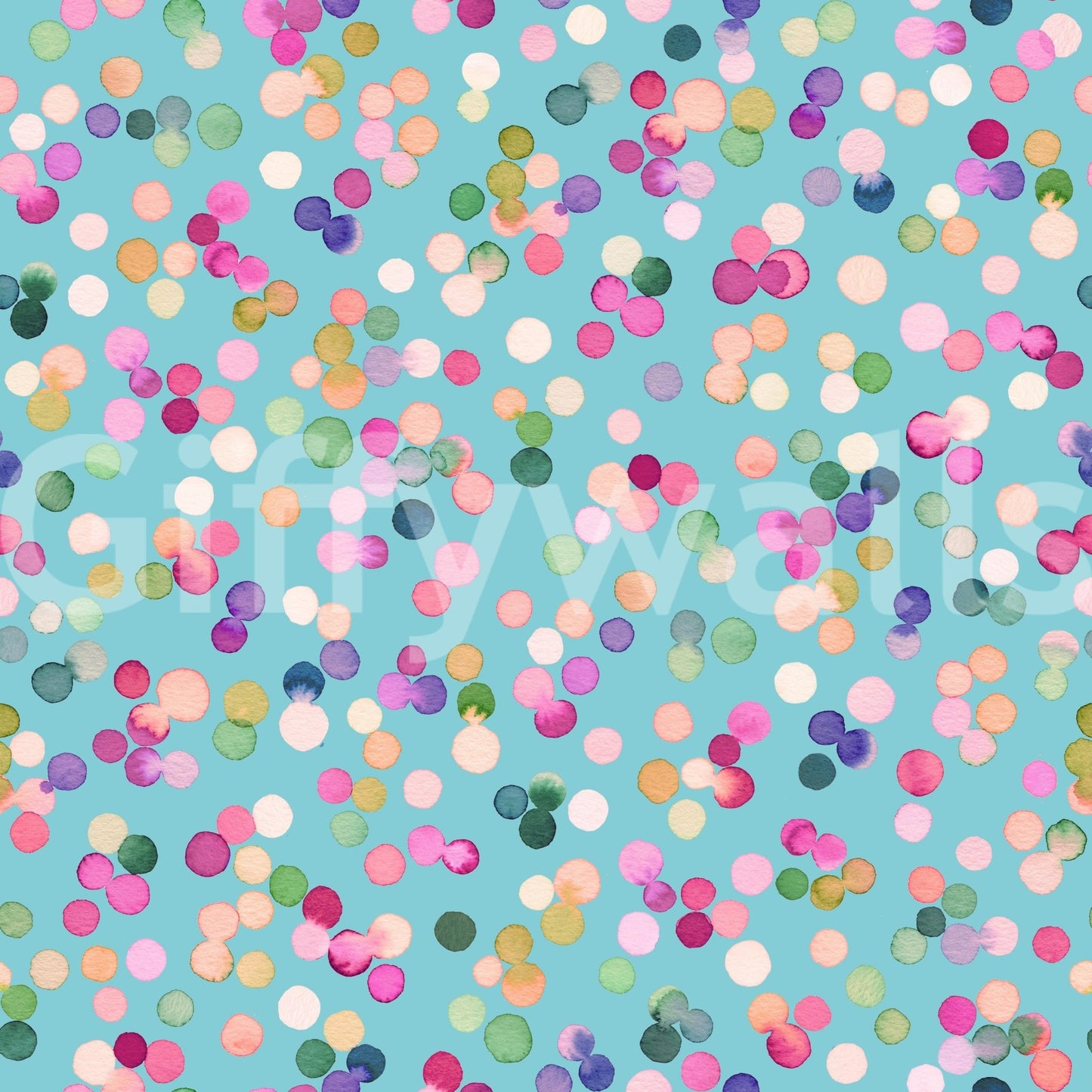 Fun wall mural with dots GD800

