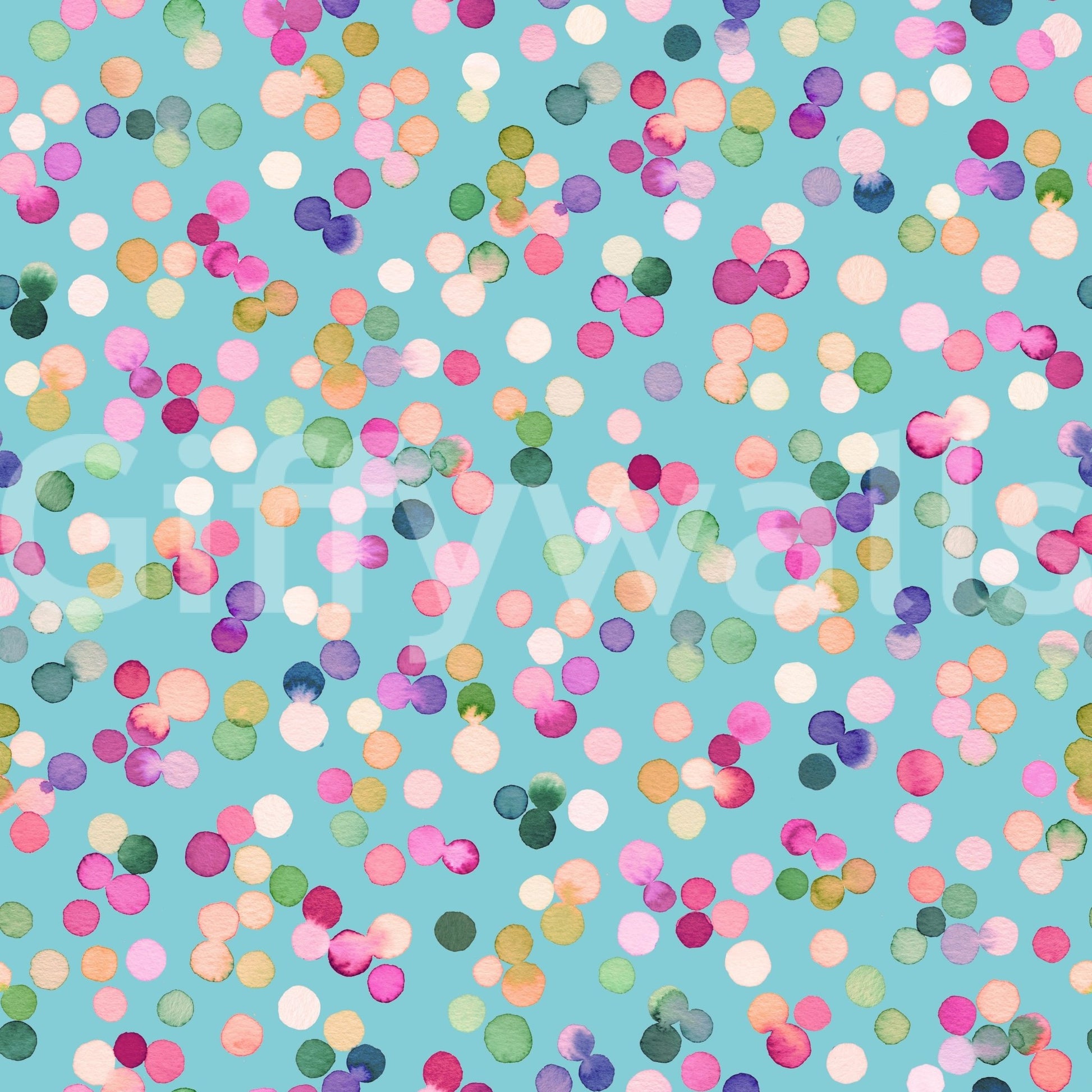 Fun wall mural with dots GD800

