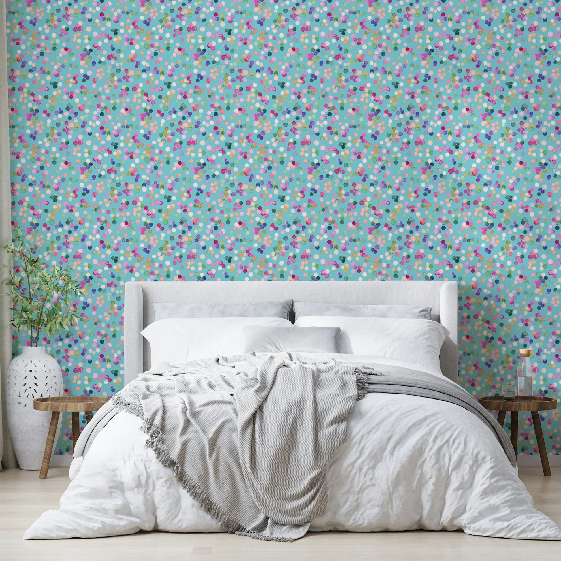 Watercolor circles wall print GD800

