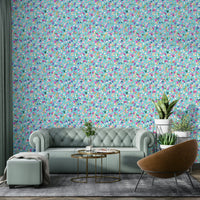 Blue confetti dots wallpaper GD800

