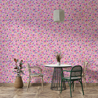 Rainbow circles wall design

