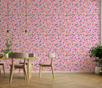 Festive polka dot wallpaper

