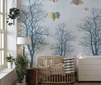 Red sun nature wallpaper mural
