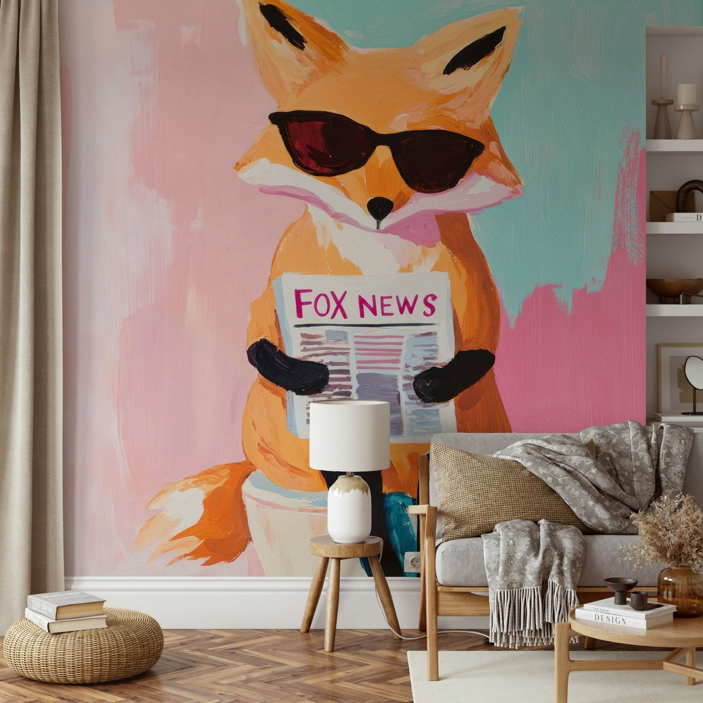 unique and playful wall decor

