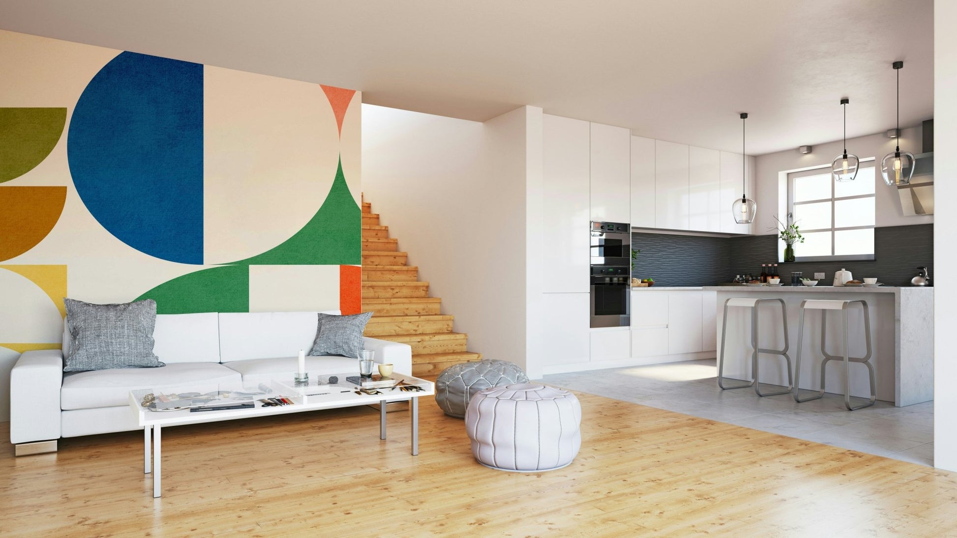 A sense of urban tranquility and charm.

