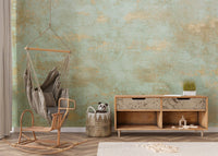 Copper Patina Accent Wallpaper Mural - Giffywalls