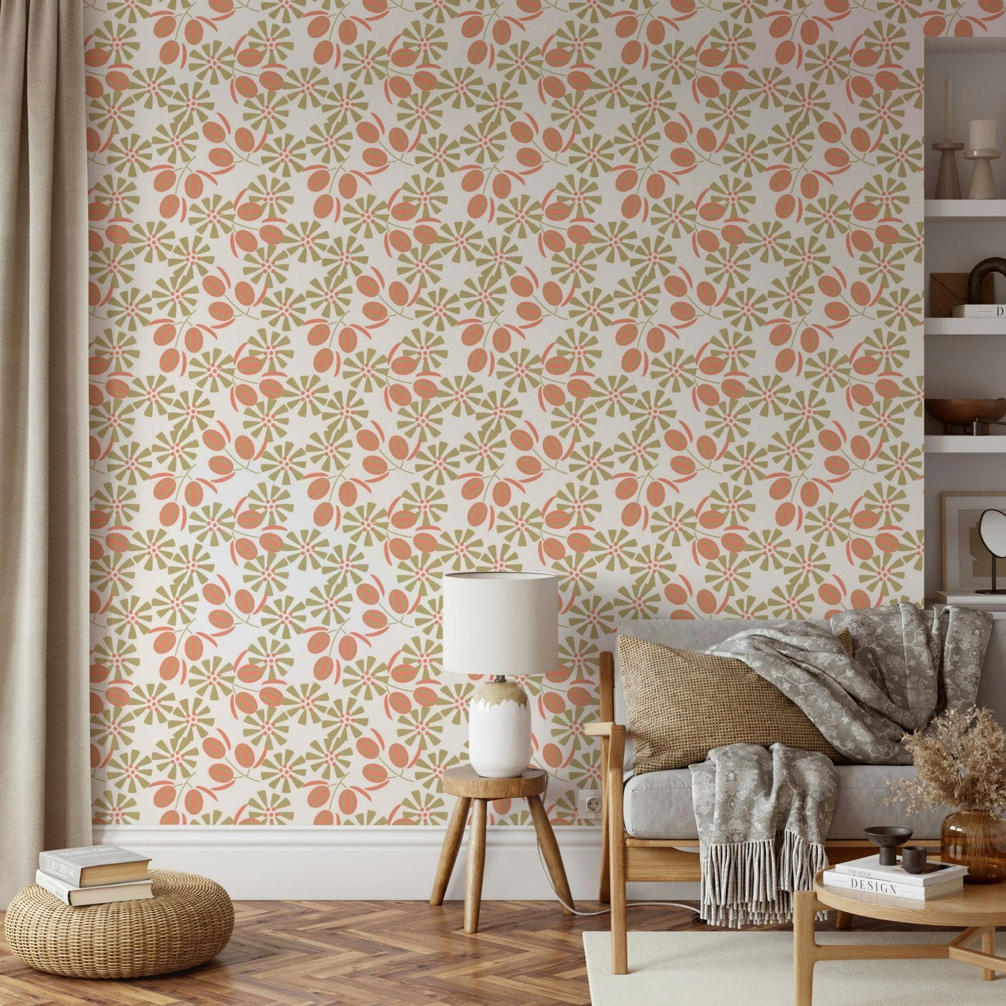 Coral Blossom Time Wallpaper⁠