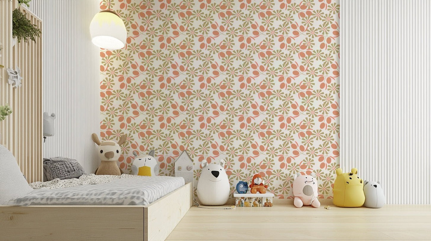 Coral Blossom Time Wallpaper⁠