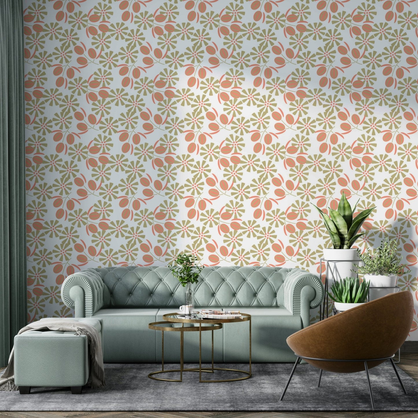 Coral Blossom Time Wallpaper⁠