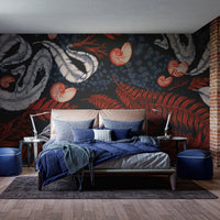 Subtle Coral Cove Nautilus wallpaper for oceanic sophistication. B651
