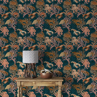 Stunning Coral Kingdom wallpaper mural for coastal elegance.
