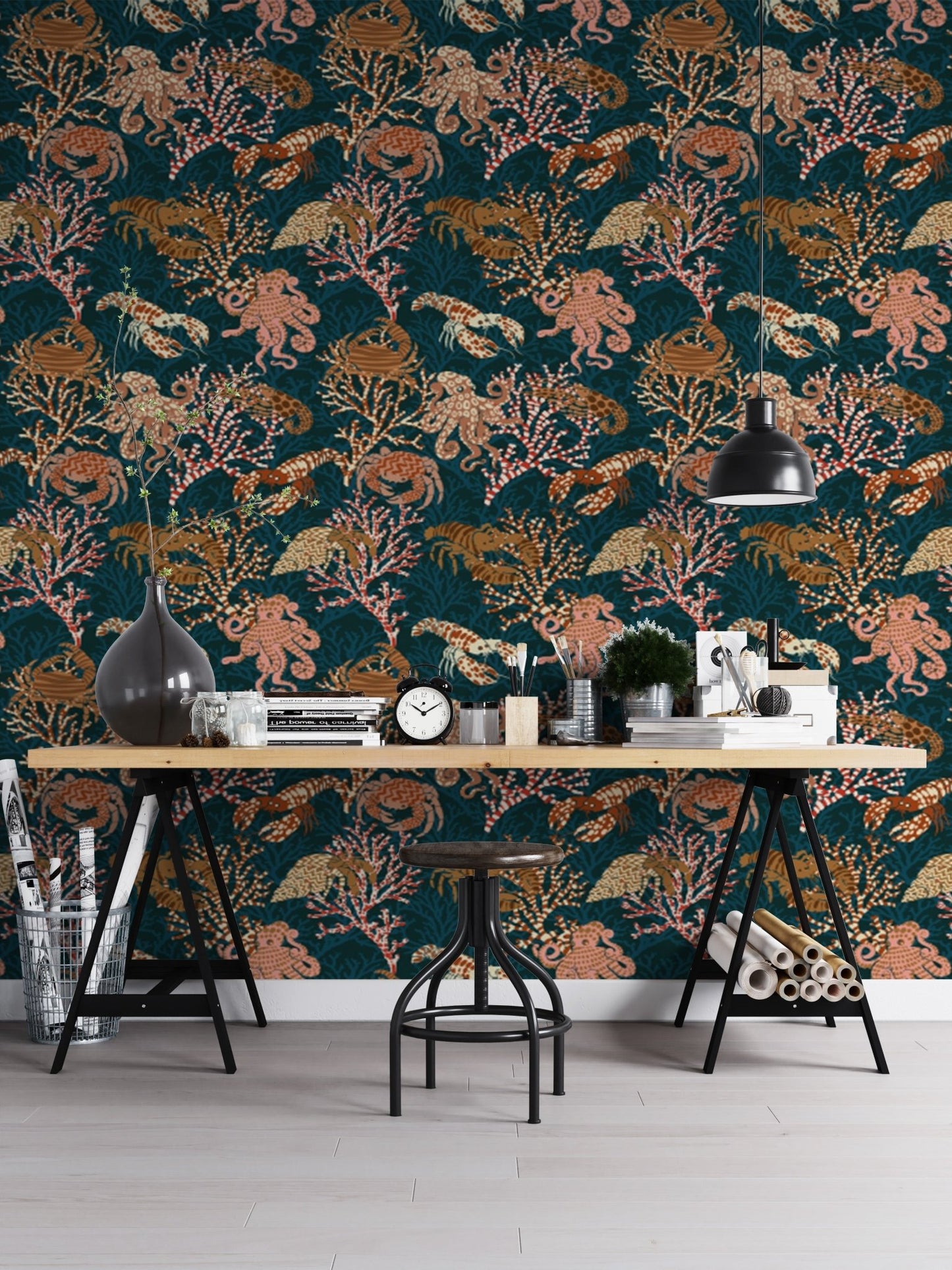 Coral Kingdom aesthetic wallpaper with vibrant reef designs.
