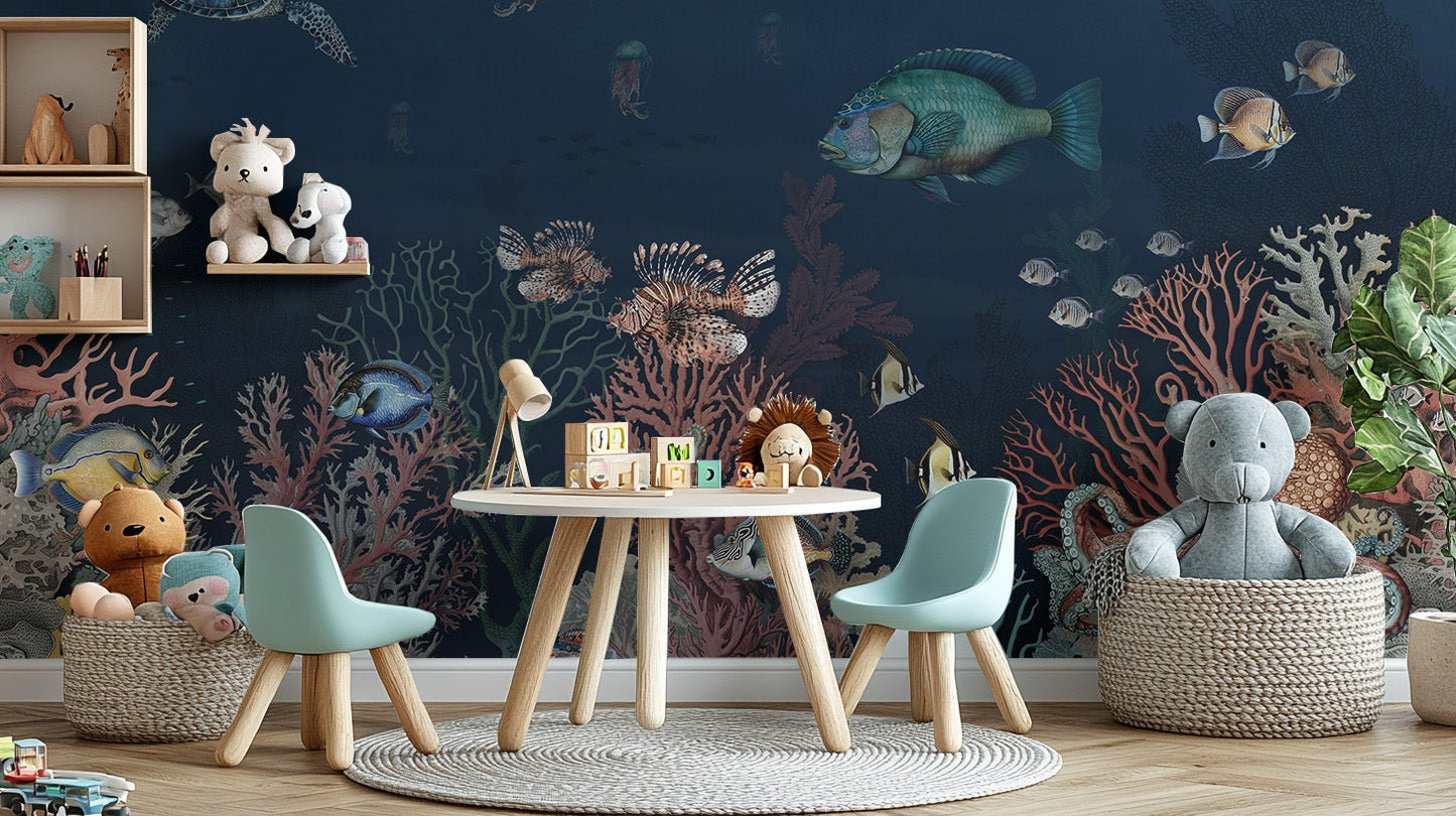 Coral Marvels Wall Mural - Giffywalls, C177