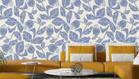 Cornflower mural wallpaper full view

