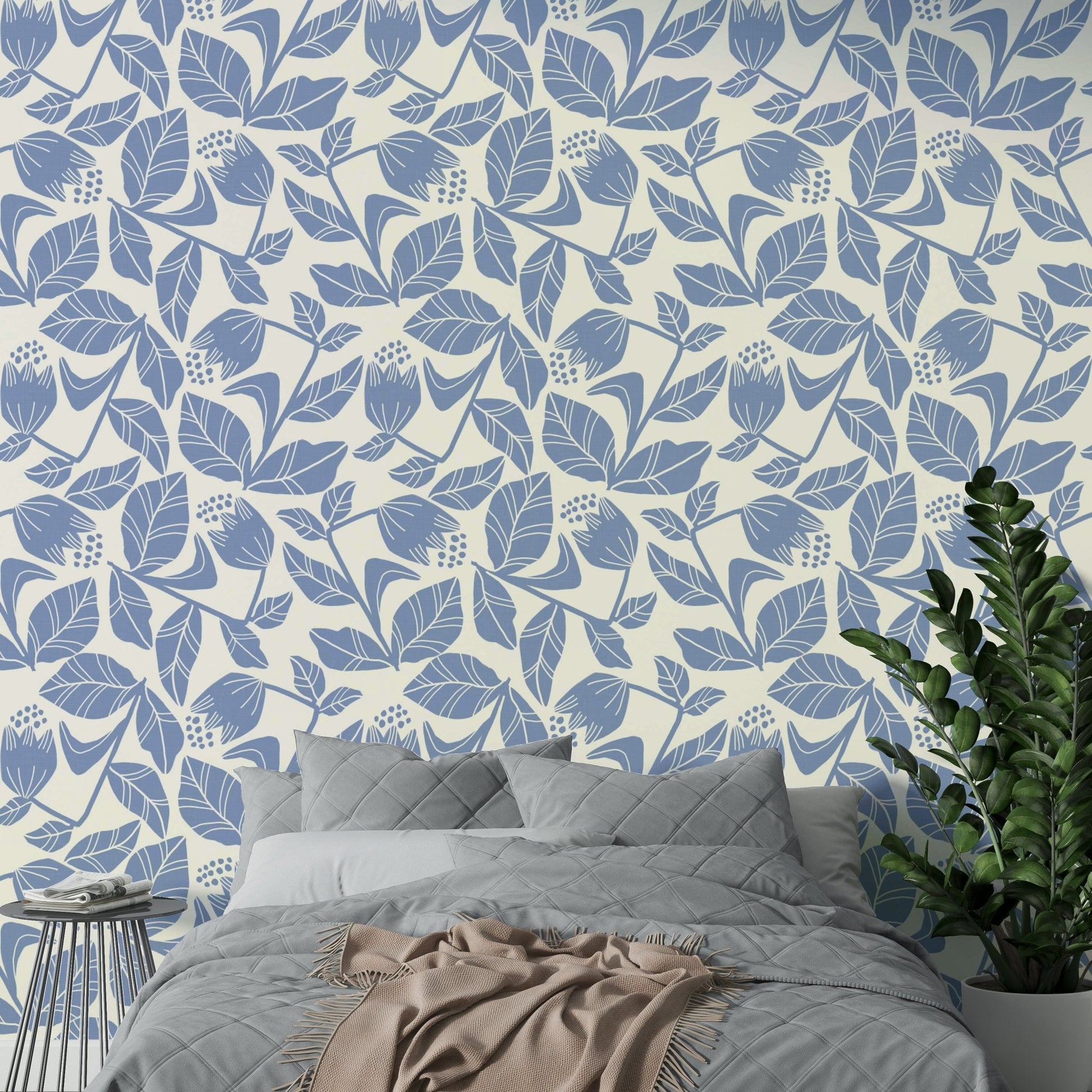 Delicate flower design wallpaper for walls

