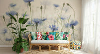 A sample shot of the Cornflower Meadow mural.