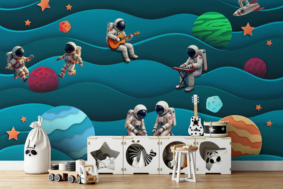 Mural wallpaper of the Cosmic Crew Space Jam GD4246

