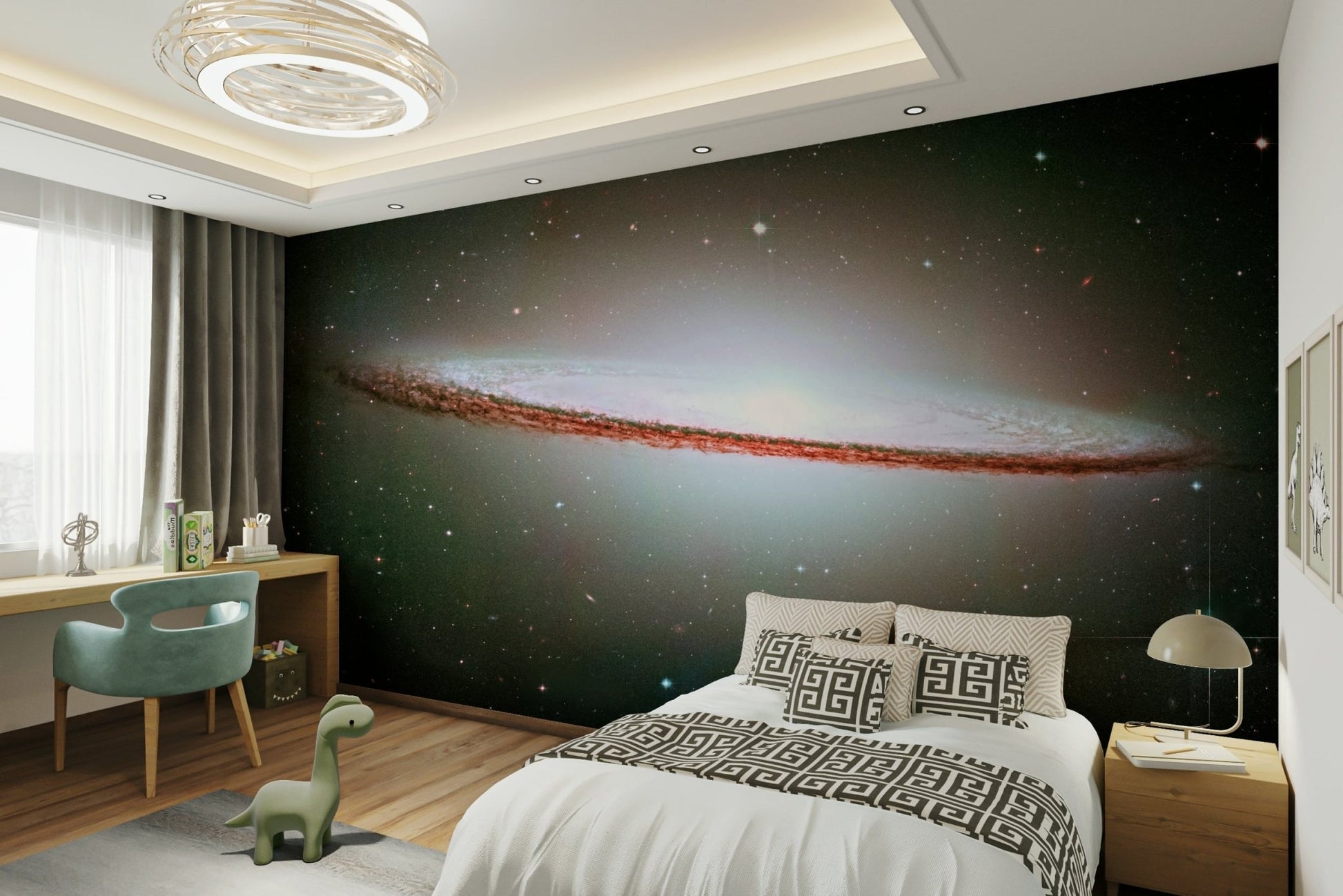 The design gives a feeling of quiet, natural beauty.

