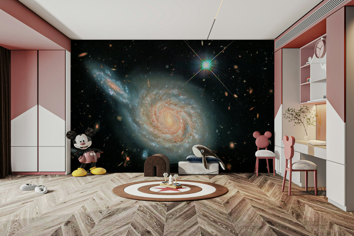 The style is artistic and modern.

