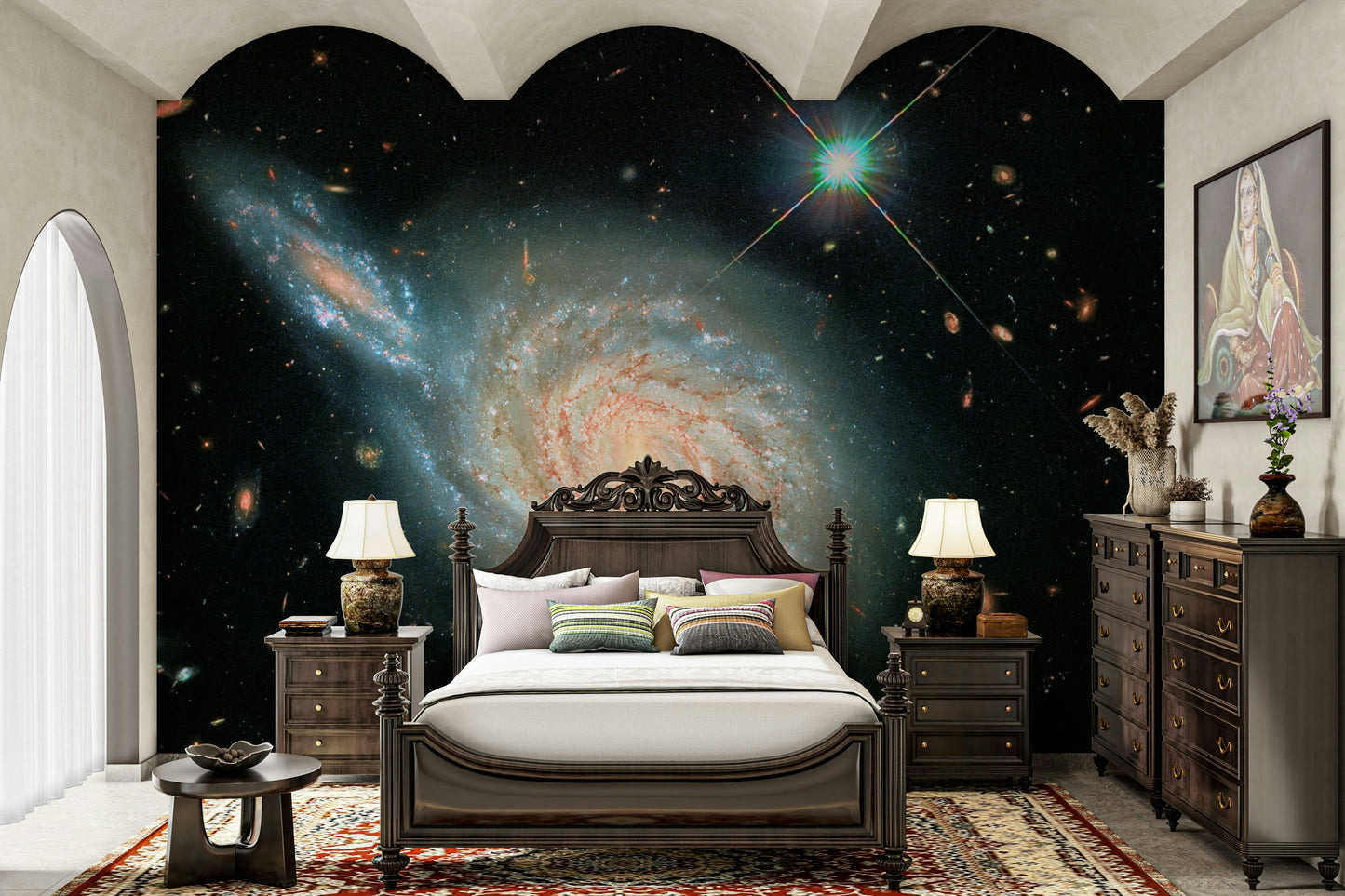 The feeling is one of fresh elegance.

