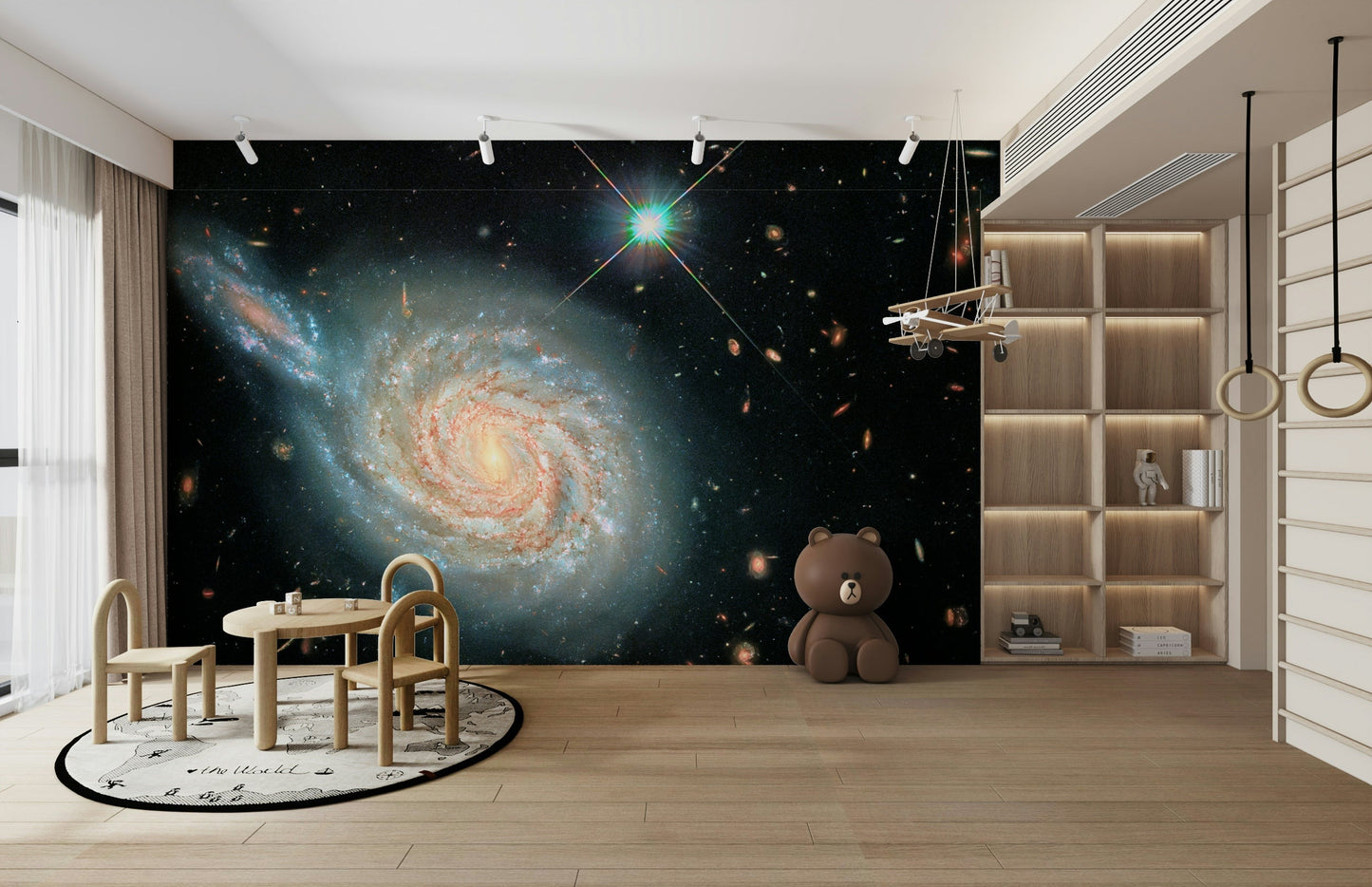 The composition is abstract and flowing.

