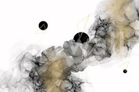 Abstract cosmic mural with vibrant flowing patterns.

