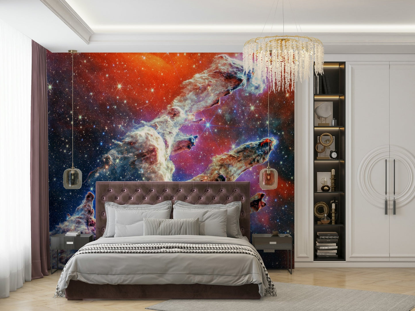 Cosmic Pillars Wall Mural