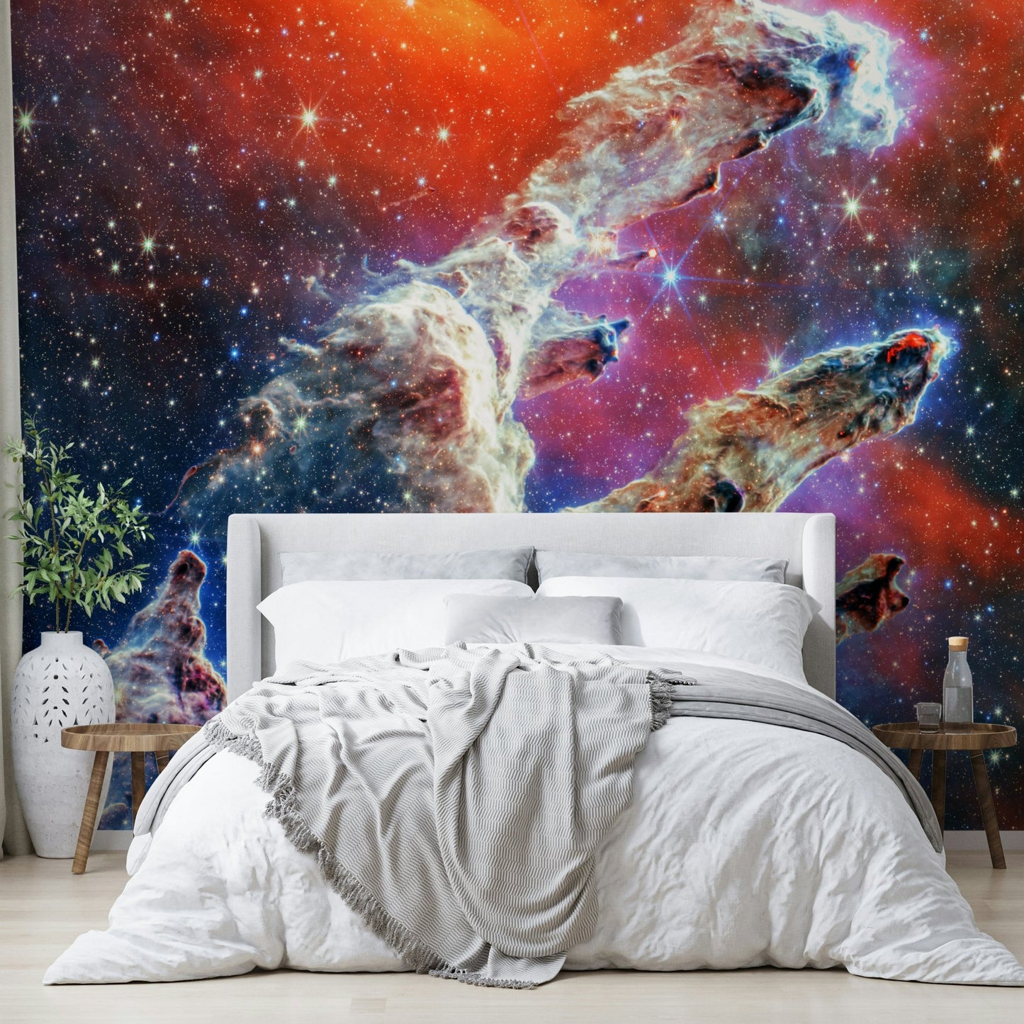 The overall feeling is one of peace, wonder, and a sense of infinite space.
