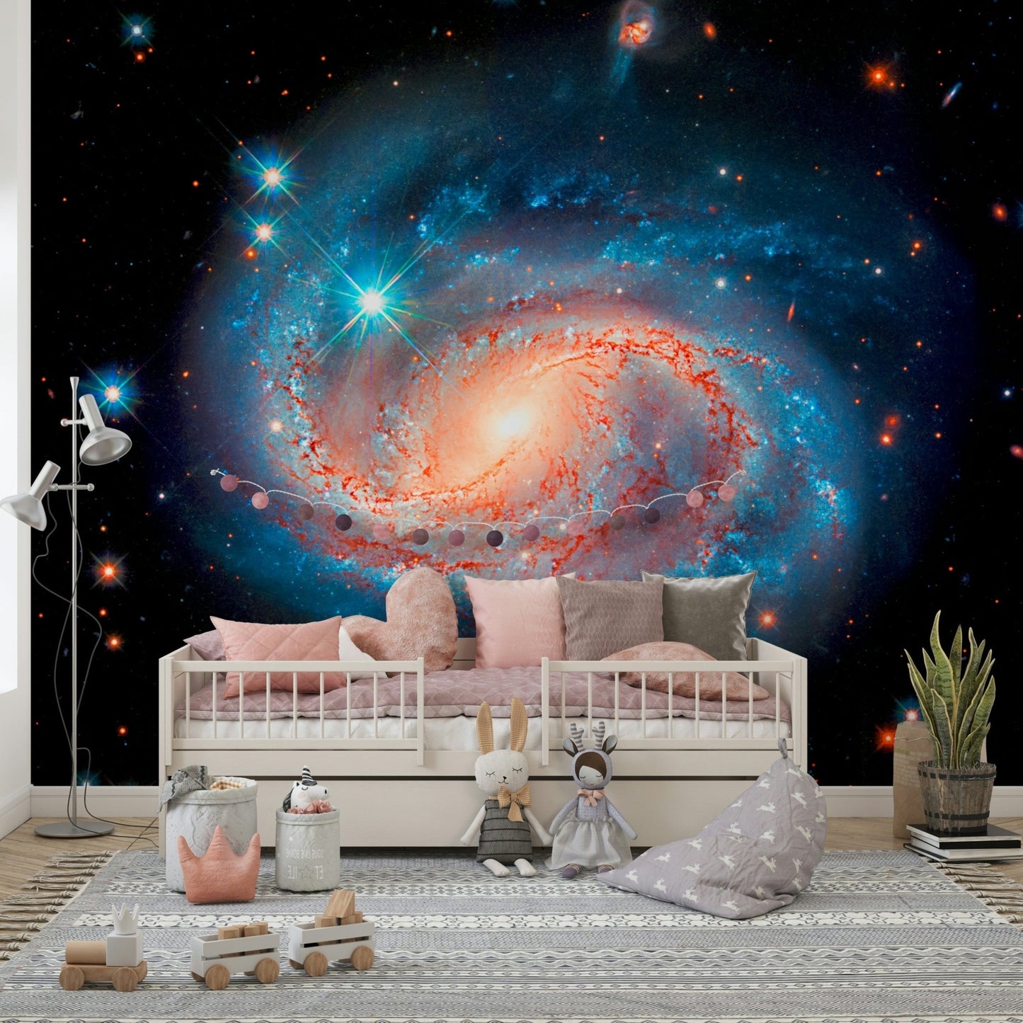 Cosmic Symphony Wall Mural dust cloud design for a bathroom wallpaper mural