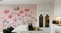 A contemplative starry night wallpaper mural for a feature wall.

