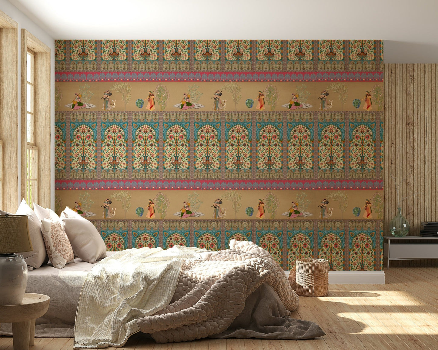 Courtly Serenade Wall Mural