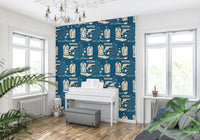 Contemporary room styled with the Cowboy Dreams Wallpaper., GD6618