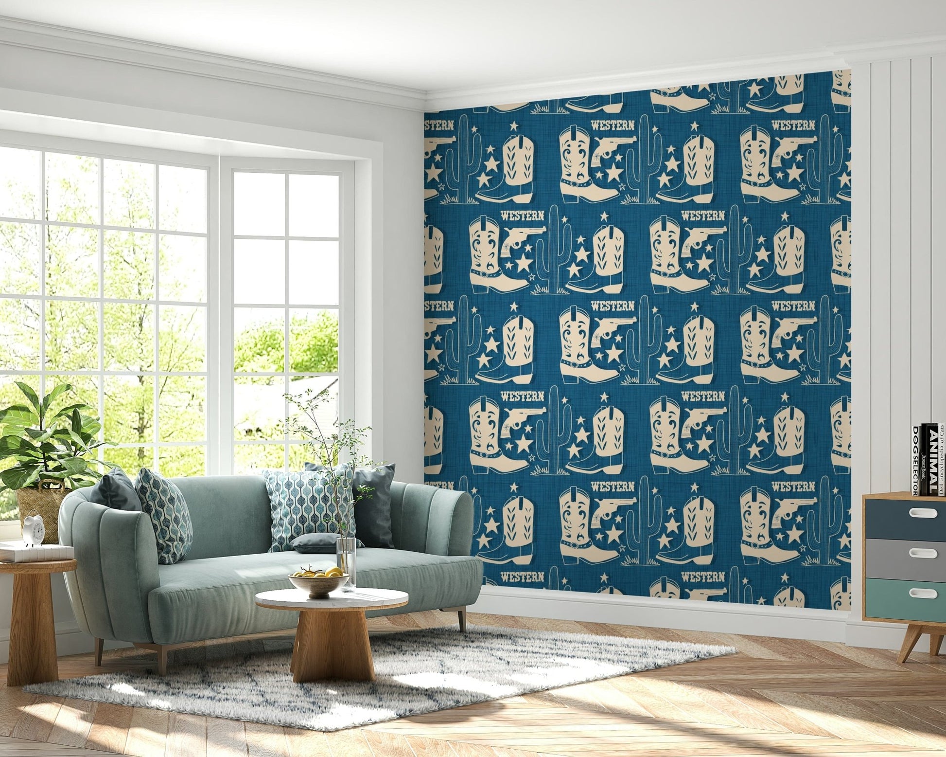 Rustic wallpaper for walls using the Cowboy Dreams Wallpaper., GD6618