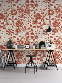 Floral Wallpaper Mural