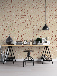Abstract spotted wallpaper style

