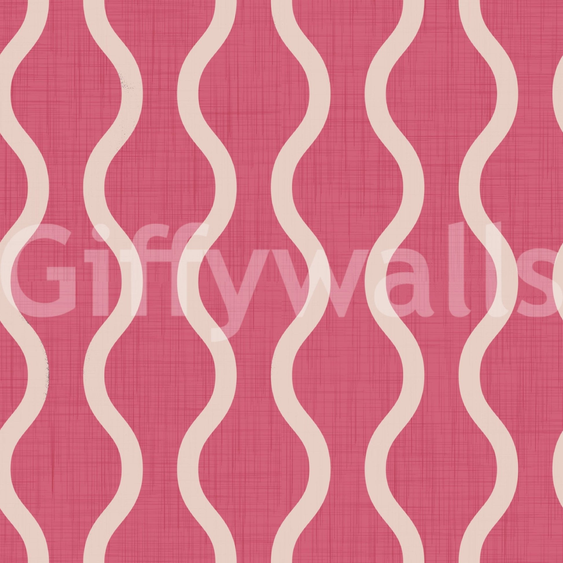 Modern stripe pattern in Rose Clay Wallpaper with warm muted finish, GD8528