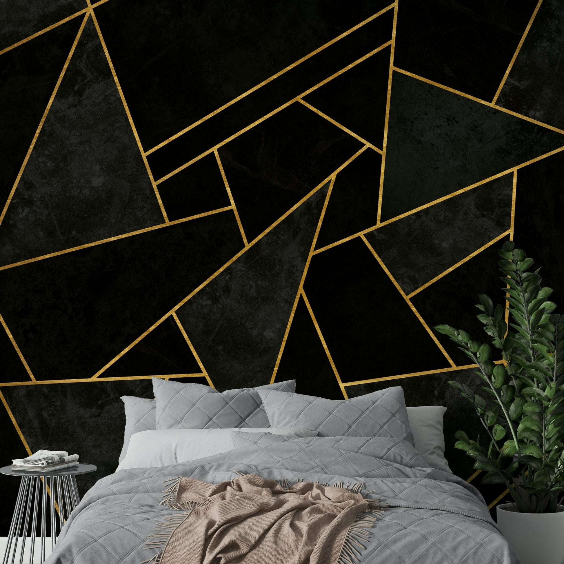 Modern abstract wall mural
