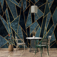 Textured cracked ice wall mural
