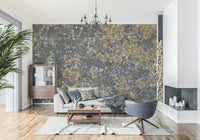 Designer entryway showcasing the impactful texture.